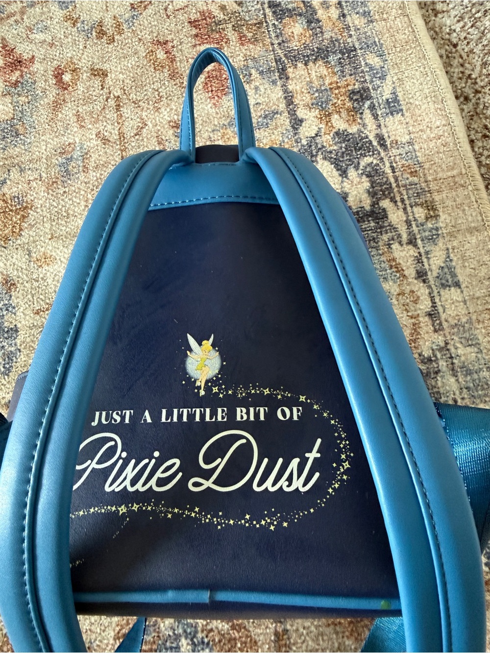 Peter Pan Themed Mini Backpack - Blue - Picture 3 of 8